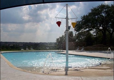 custom commercial pool splash area photo