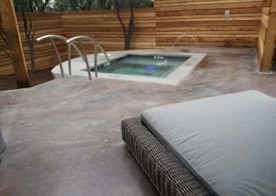 hotel pool project hot tub